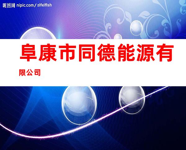 阜康市同德能源有限公司